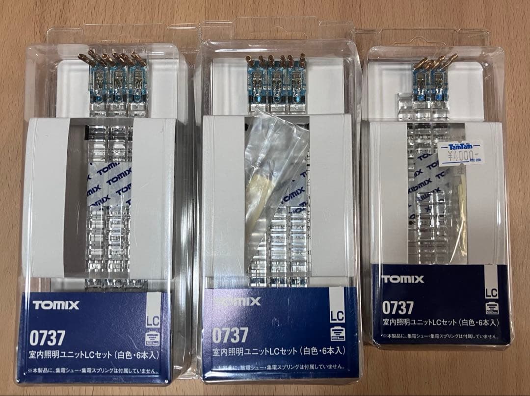 ◉TOMIX◉0737◉室内照明ユニットLCセット（白色・６本入）×4セットα◉