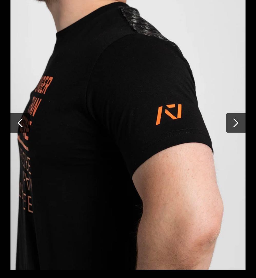 A7 USA Tシャツ XL BAR GRIP Orange/Black