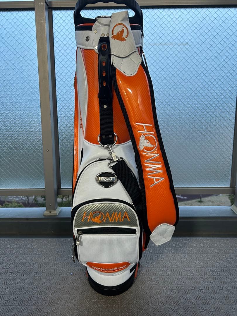 HONMA TOUR WORLD スタンド　キャディバッグ オレンジ　ホンマ