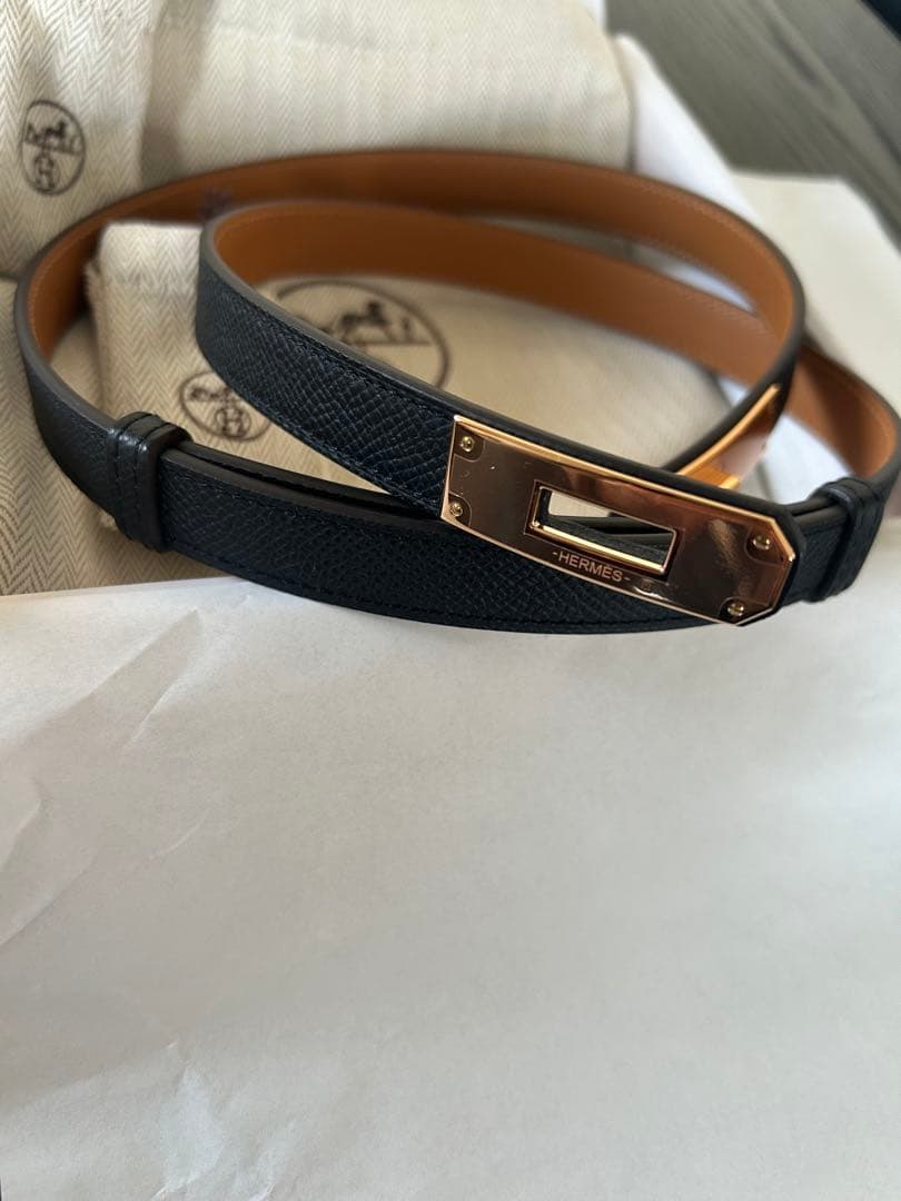 定価以下 新品未使用 HERMESエルメス ケリー ベルト 2025年12月購入