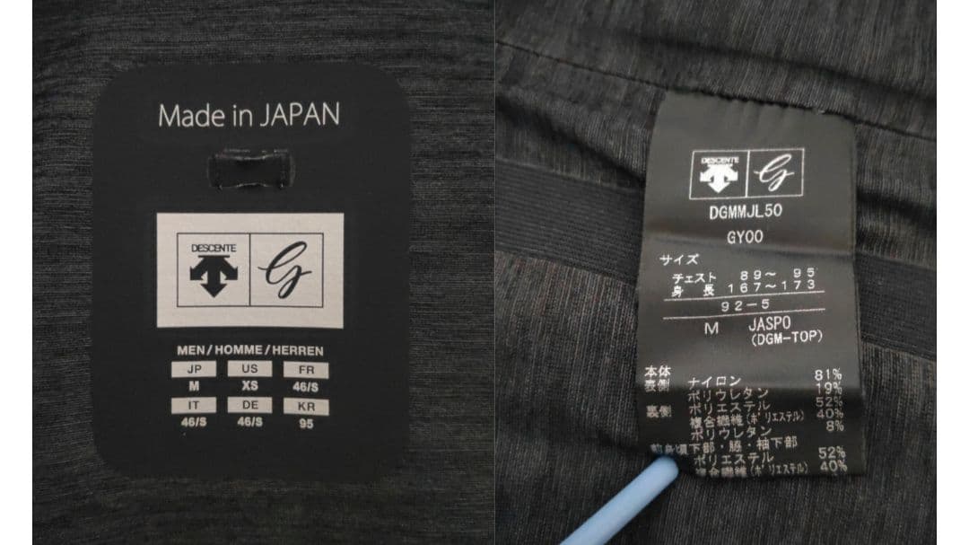 DESCENTE GOLF 最上級ジャージージャケットDGMMJL50 サイトス