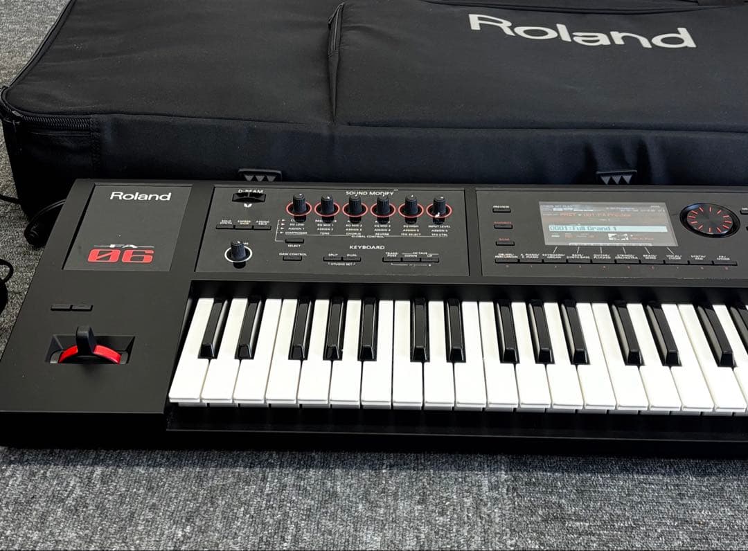 Roland FA06 シンセサイザー ACアダプター&ケース付き ローランド