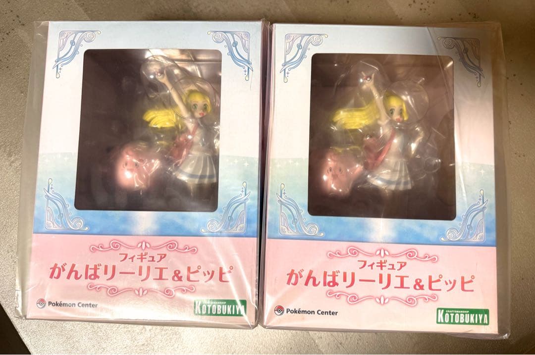 ポケモンセンター フィギュア がんばリーリエ＆ピッピ 2つセット