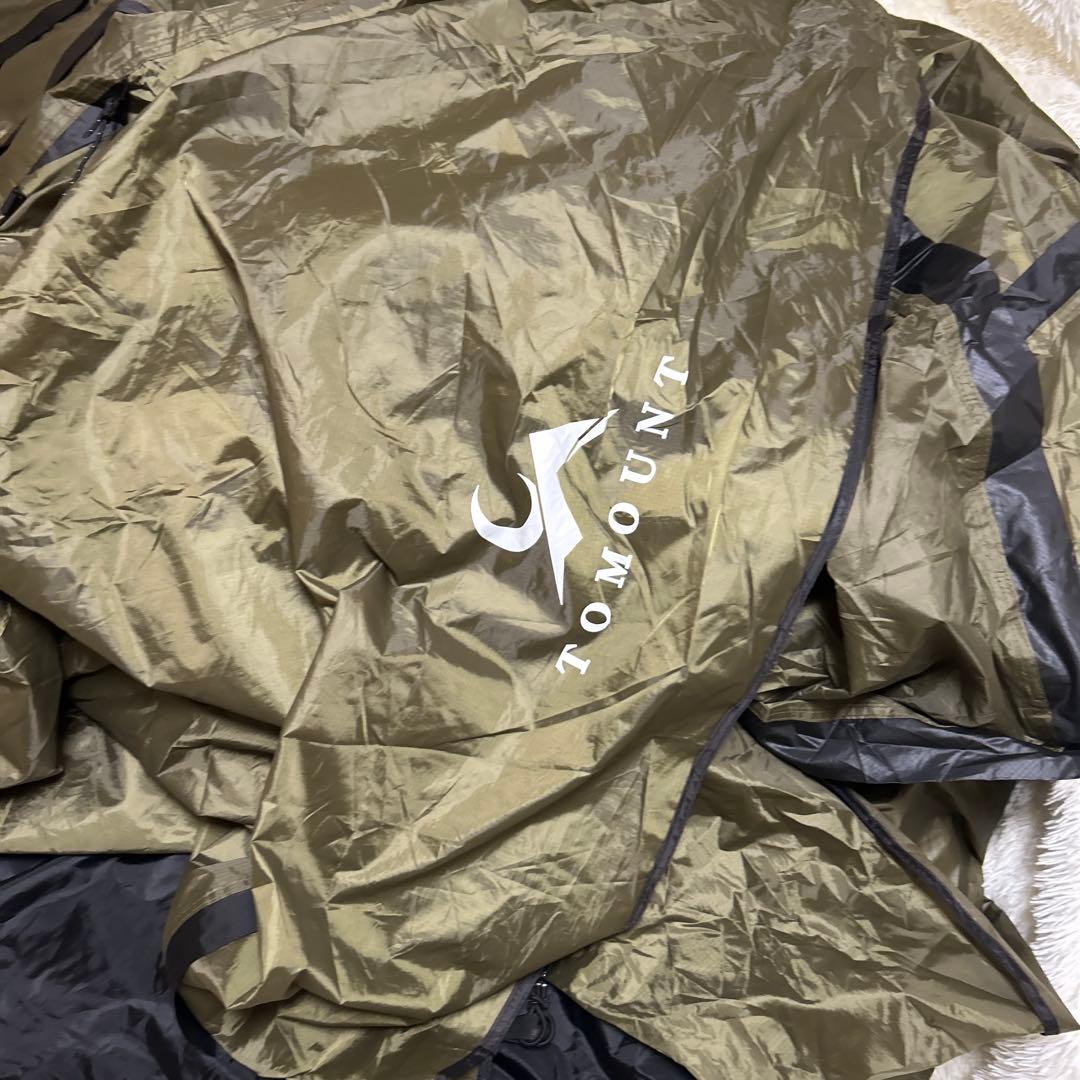 オリーブカラー　TOMOUNT トマウント 2ルームトンネルテント