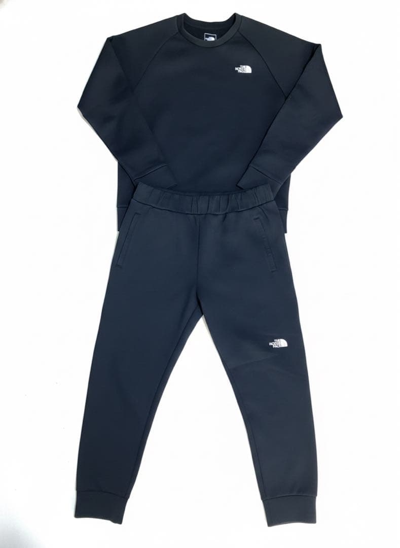 THE NORTH FACE ブラック スウェット上下セット