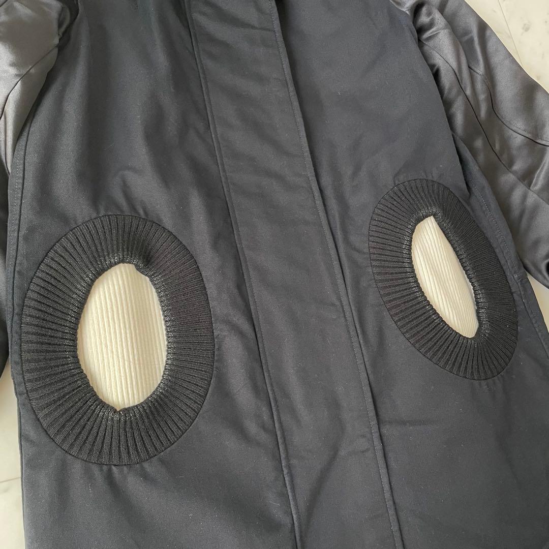 美品✨ツモリチサト アマモールモッズコート フォックスファー ライナー ブラック