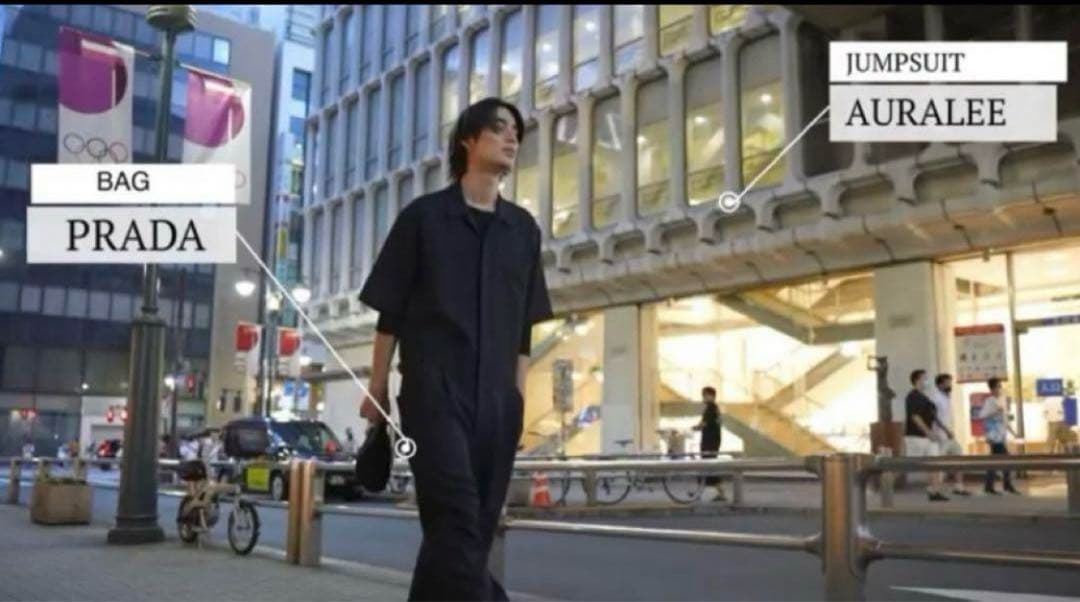 矢野崇人着用 AURALEE 20SS ジャンプスーツ つなぎ オールインワン