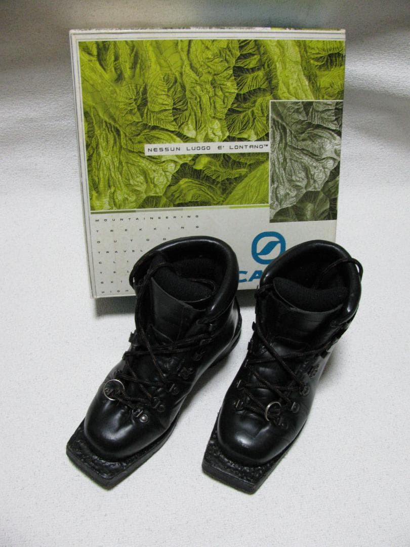 希少 スカルパ SCARPA ビンソン テレマーク レザーブーツ UK6