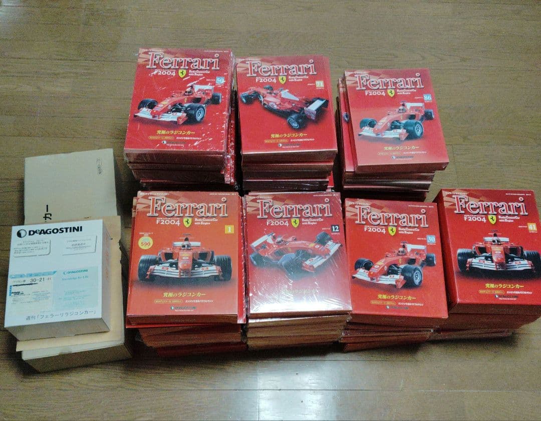 【激レア、フルセット】ディアゴスティーニ　フェラーリラジコンカー　全100巻
