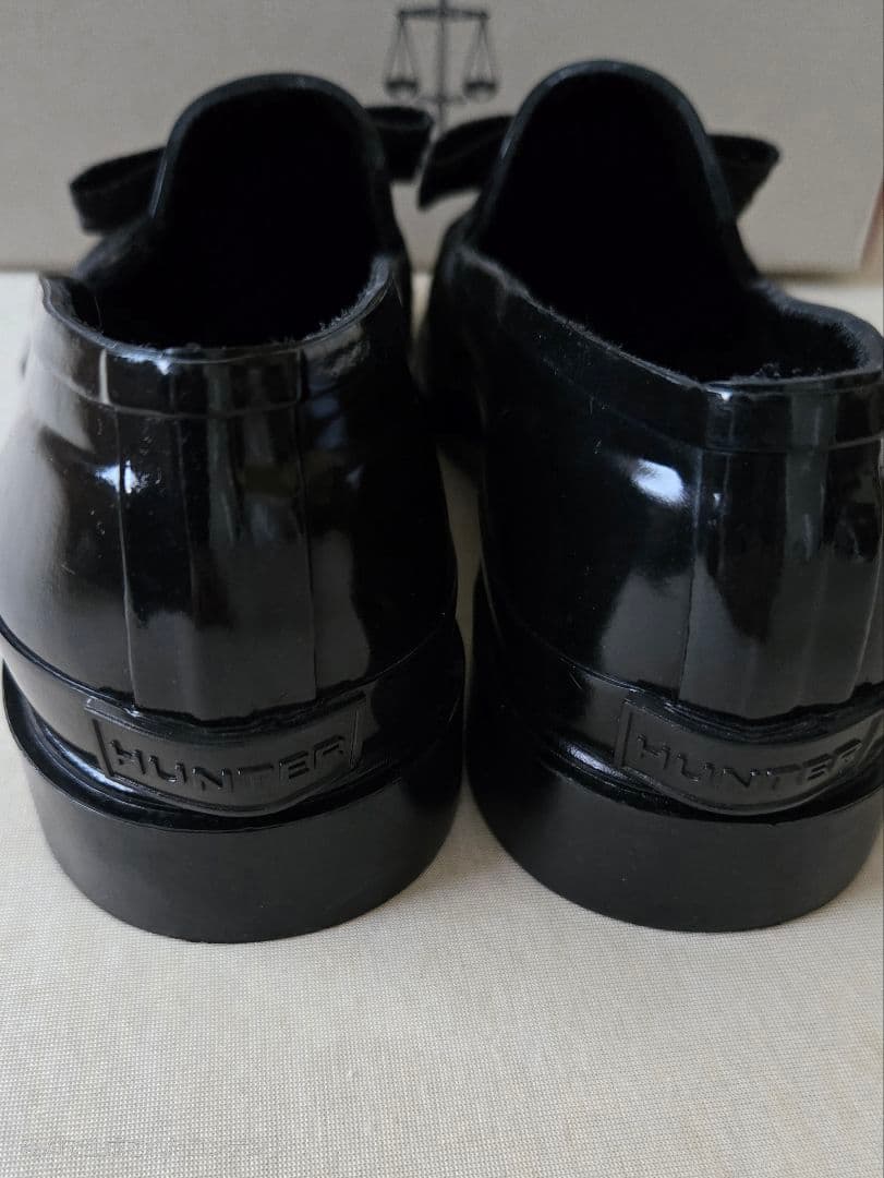 HUNTER リファインド ボウ ペニー ローファー(レインシューズ)