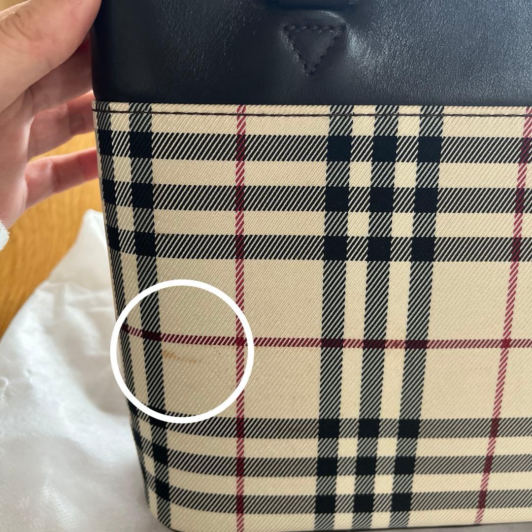 Burberry チェック柄 トートバッグ 中型　バーバリー