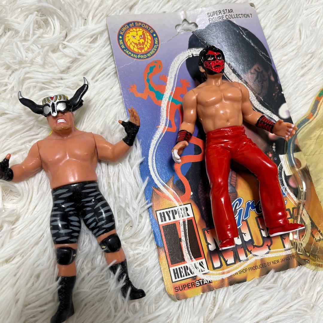 新日本プロレスフィギュア12体 武藤ムタ大仁田前田橋本長州カシン藤波ライガー天山
