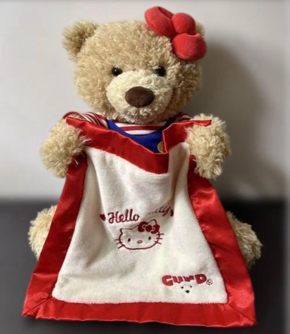 希少　数量限定　GUND✖️ハローキティ GUND ピーカブーベア　美品