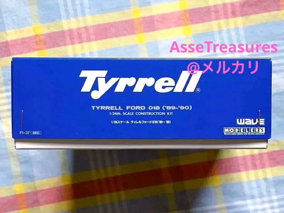良状態 当時モノ WAVE/モデラーズ 1/24 ティレル・フォード 018