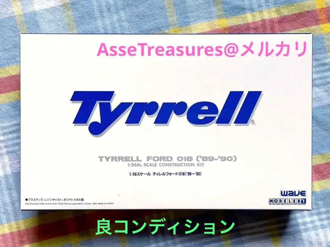 良状態 当時モノ WAVE/モデラーズ 1/24 ティレル・フォード 018
