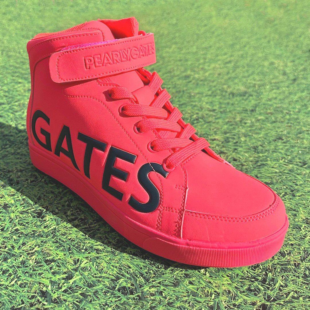 新品正規品 パーリーゲイツ 定価37400円 ゴルフシューズ ピンク 25.0