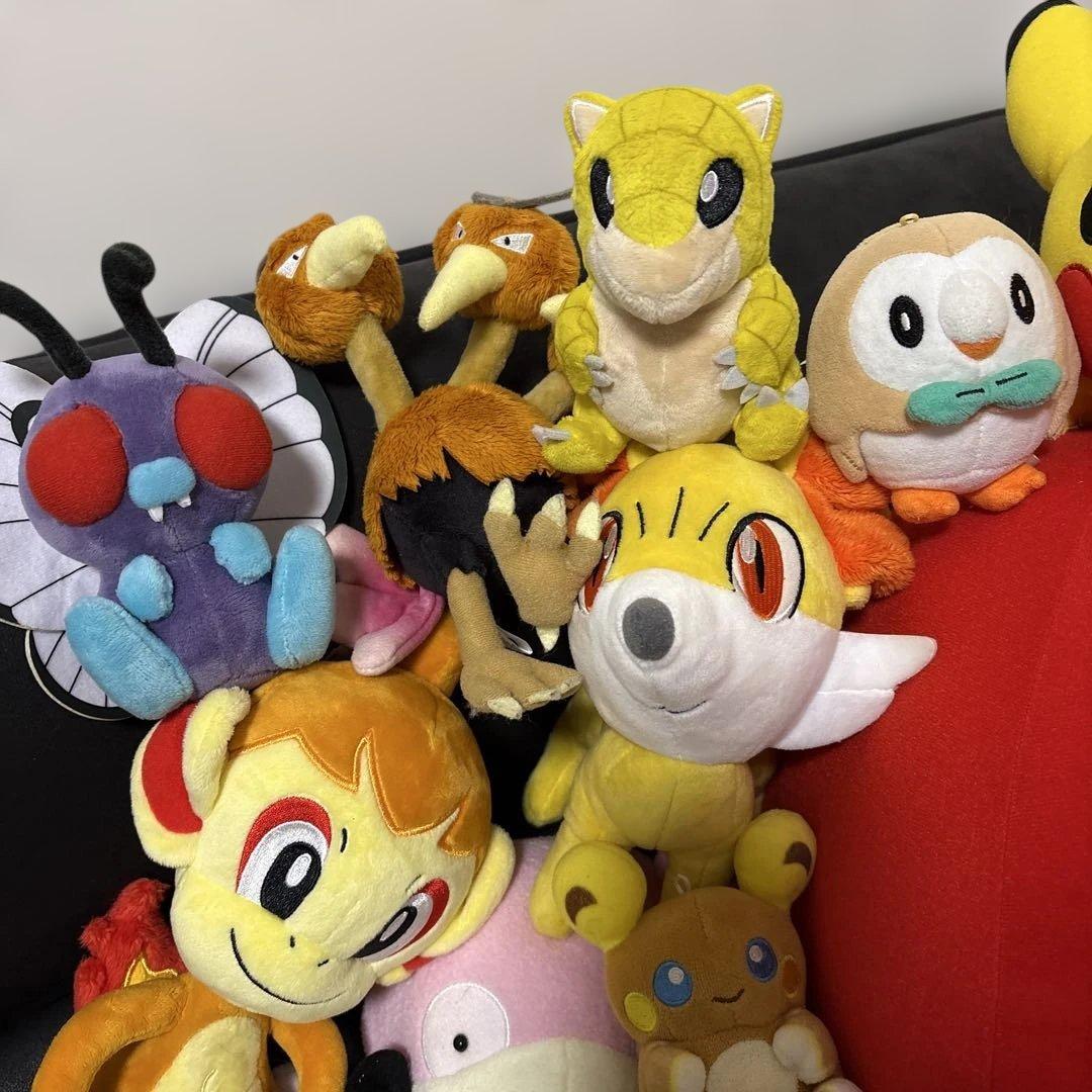 ポケセン　ぬいぐるみ　まとめ売り　全ポケモンセンター　レア多数　大量130サイズ