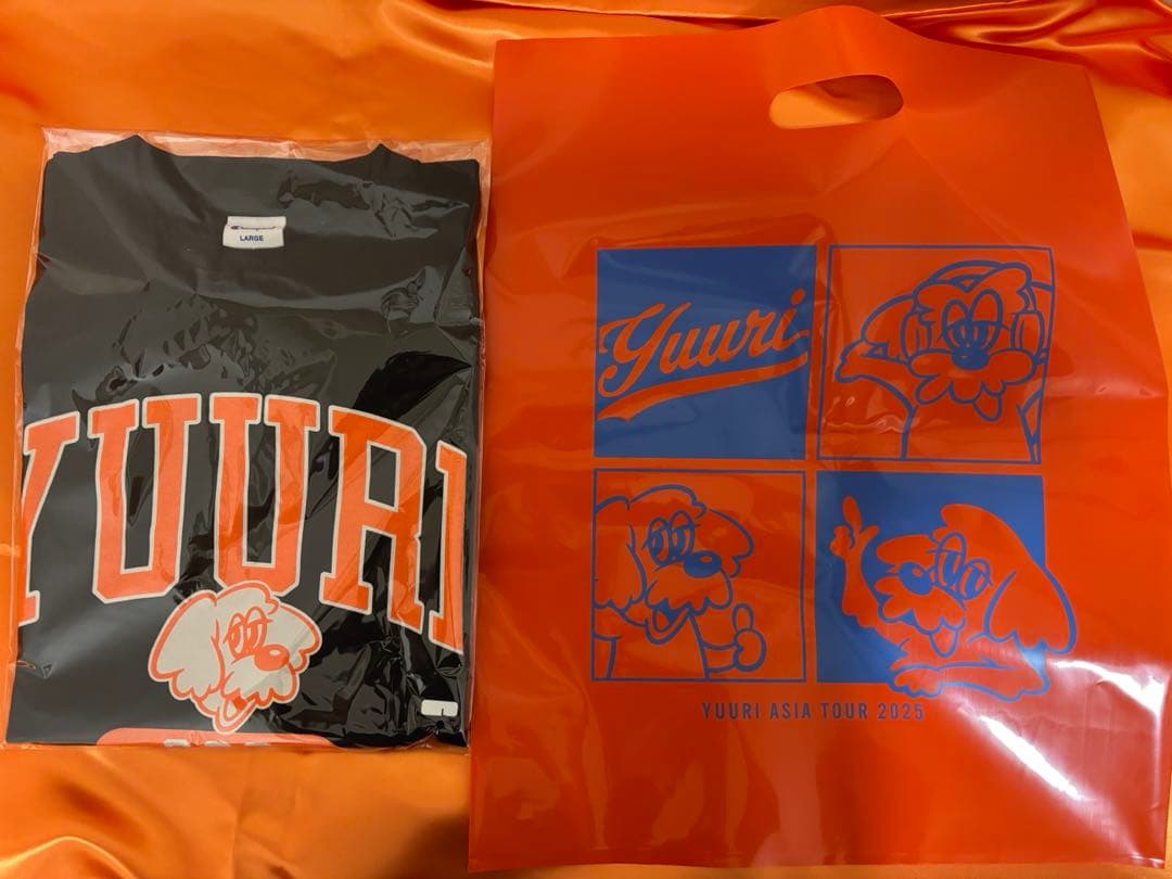 優里 通販限定 受注生産チャンピオン企画　Tシャツ　サイズＬ　新品　販売終了品