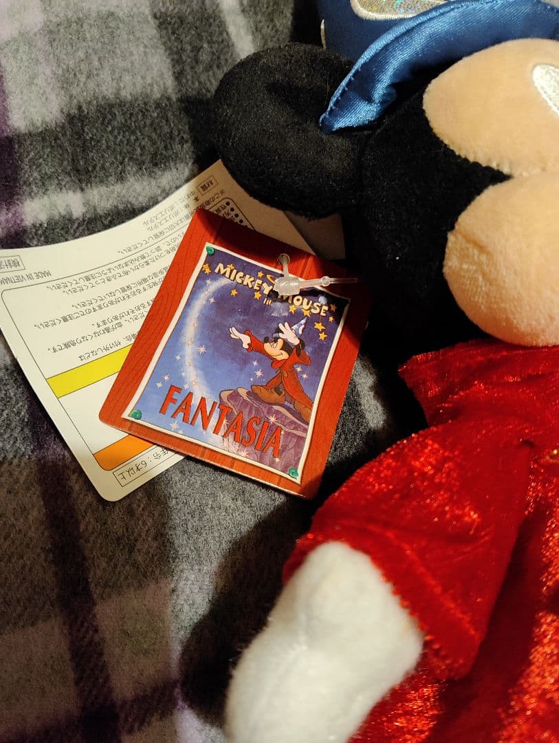 ミッキーマウス ミートミッキー ぬいぐるみバッジ 大演奏会 魔法使いの弟子
