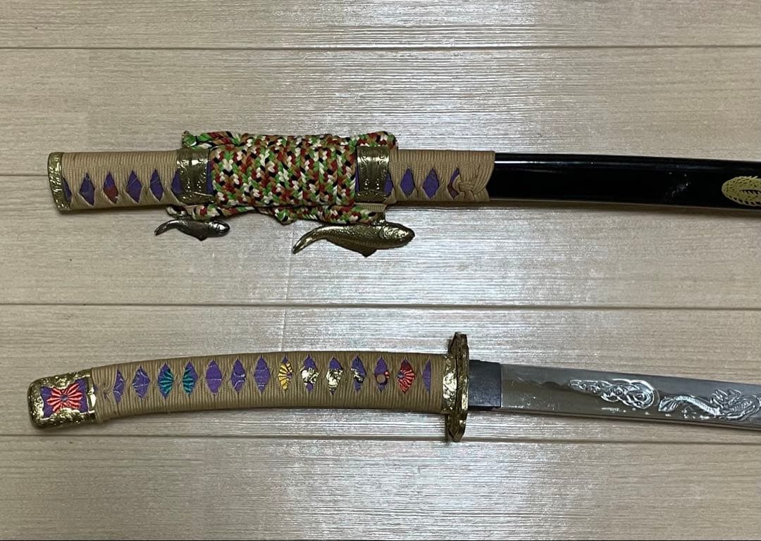 模造刀　居合刀　刀掛け　武具　y3152