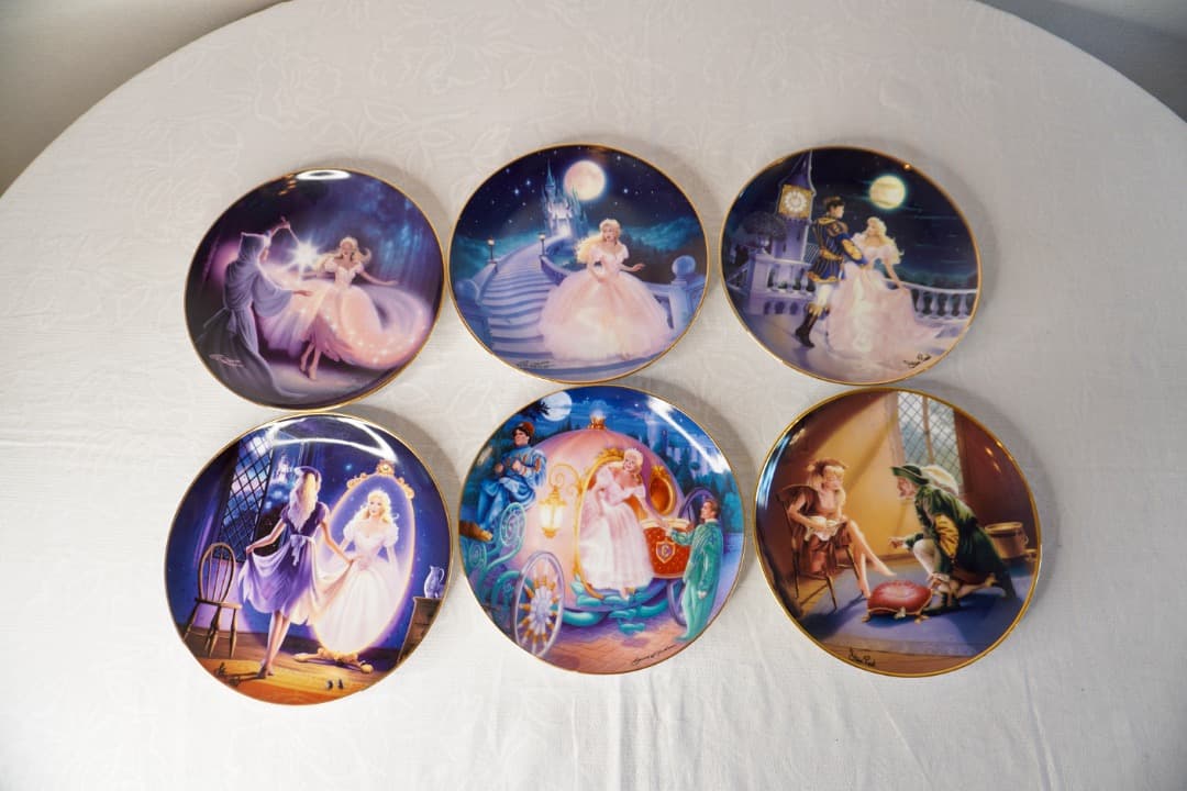Franklin Mint シンデレラ 絵皿 6枚セット コレクションプレート