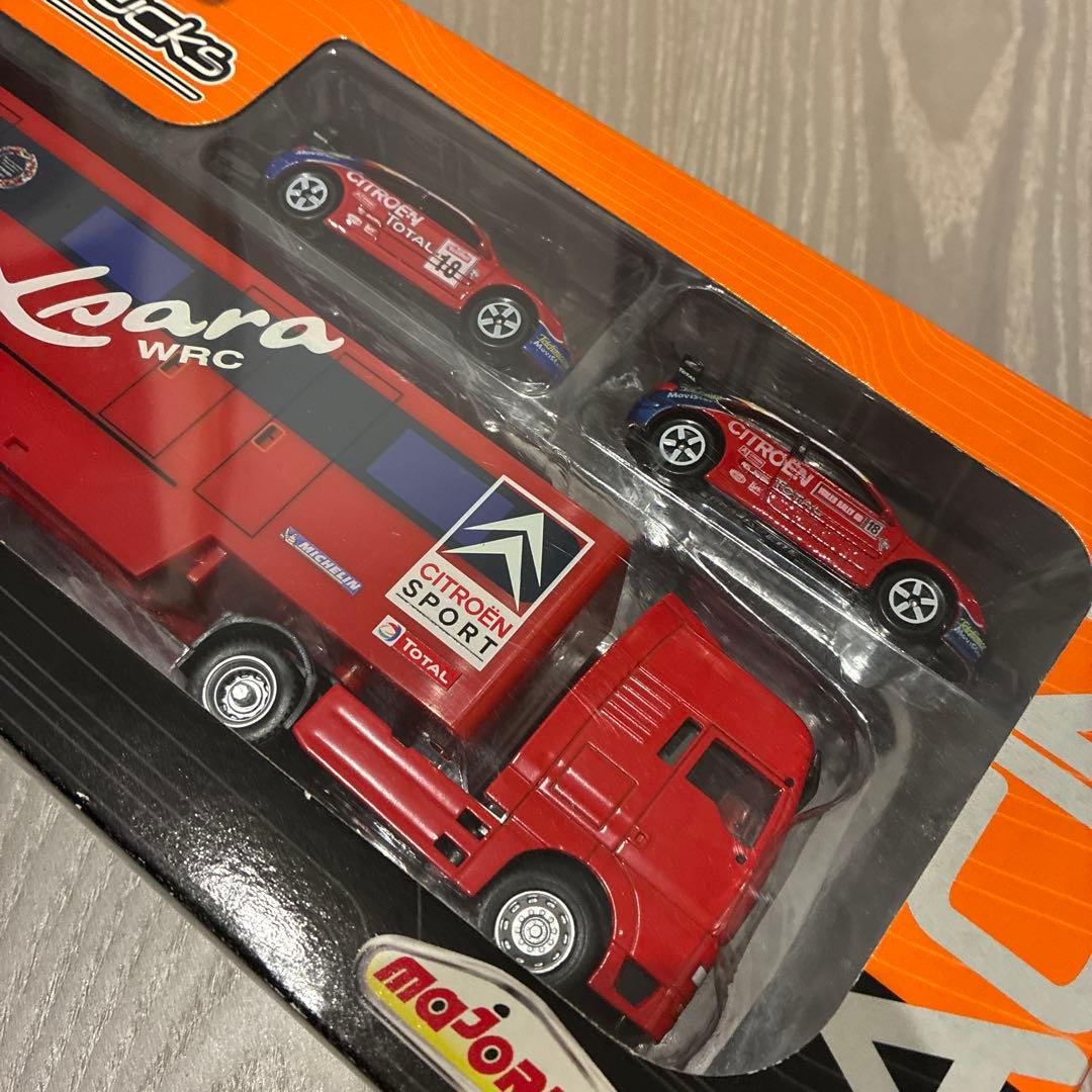 マジョレット Xsara WRC トラックとミニカーセット