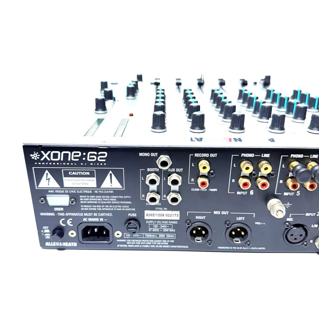 【美品】ALLEN&HEATH XONE：62 DJミキサー ハードケース付
