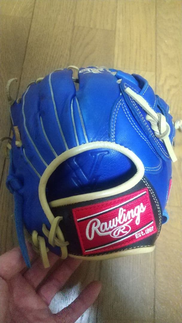 【即戦力】ローリングス Rawlings 軟式グローブ オールラウンド 青
