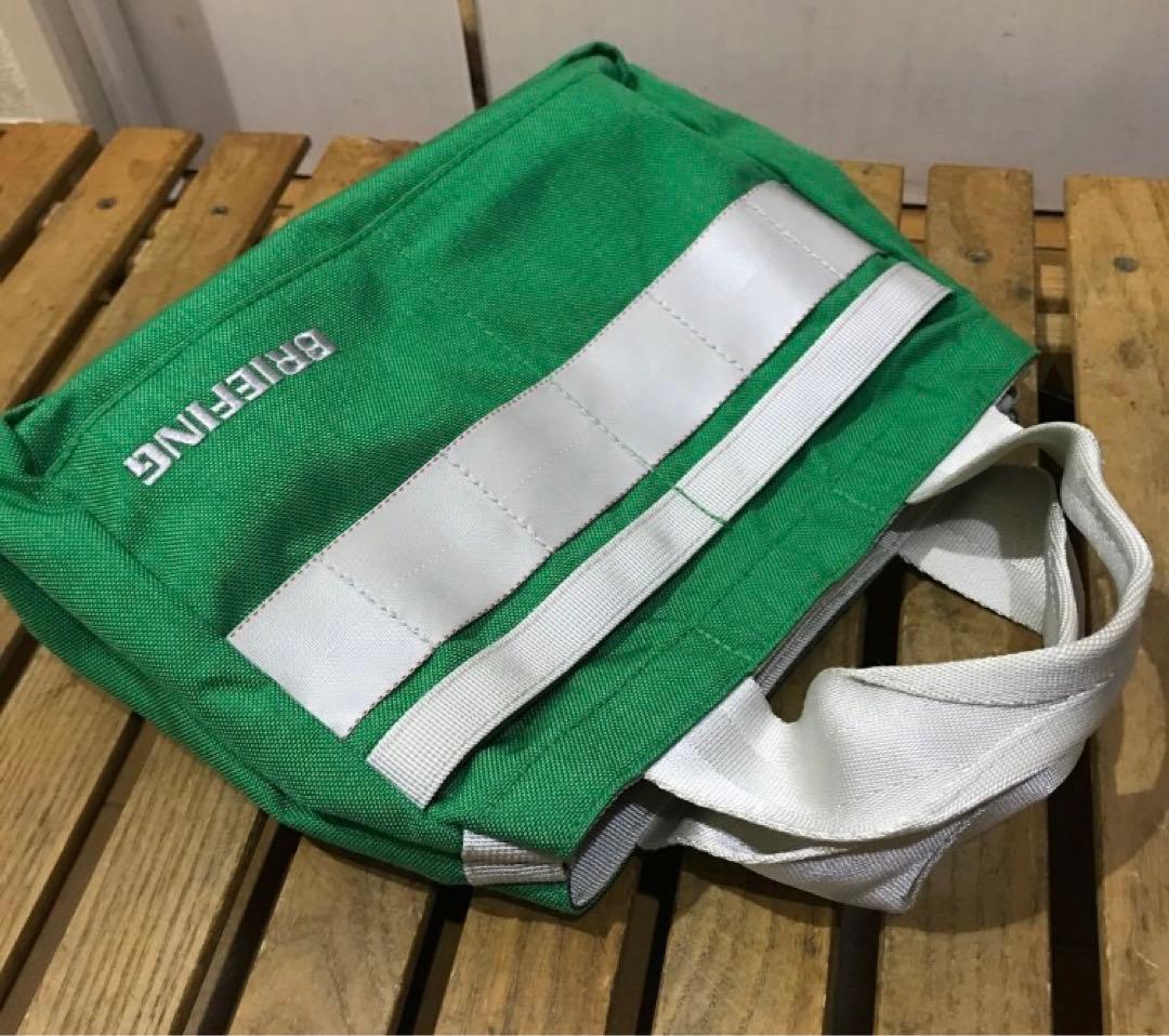 【美品・希少正規品】ブリーフィング BRIEFING トートバッグ グリーン