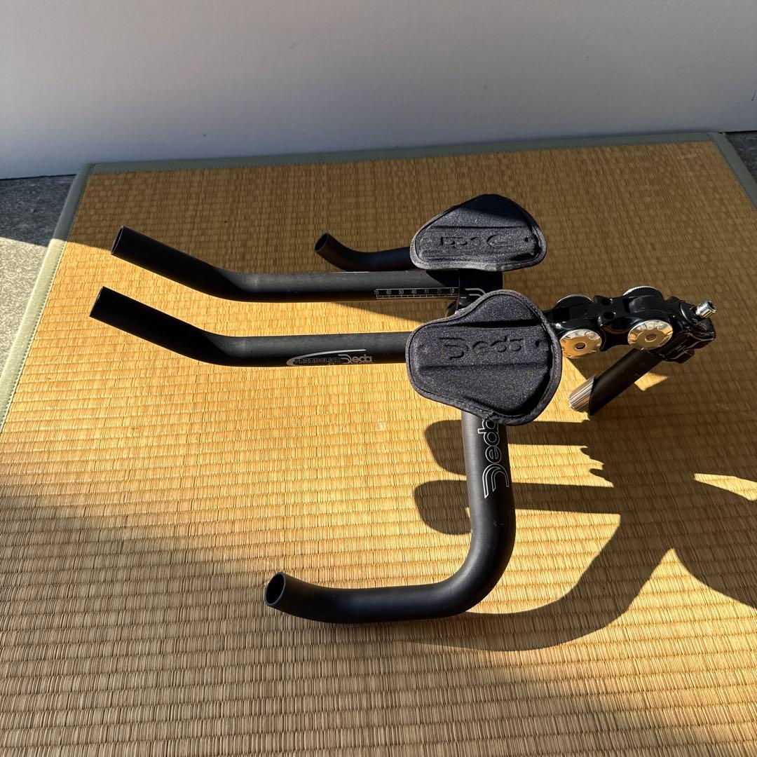 DEDA パラボリカDHバー エアロバー アームレスト付とOVALの可変式ステム