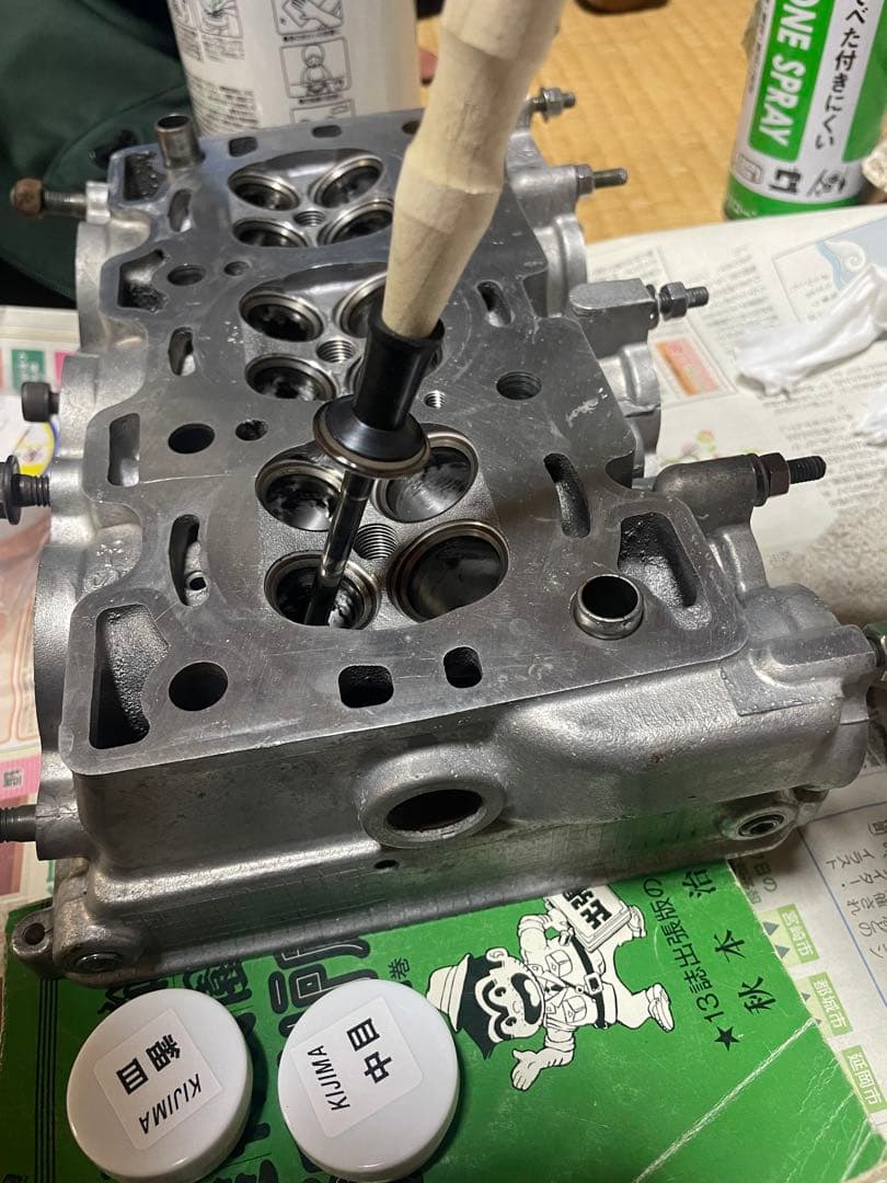 F6A ツインカム　シリンダーヘッド