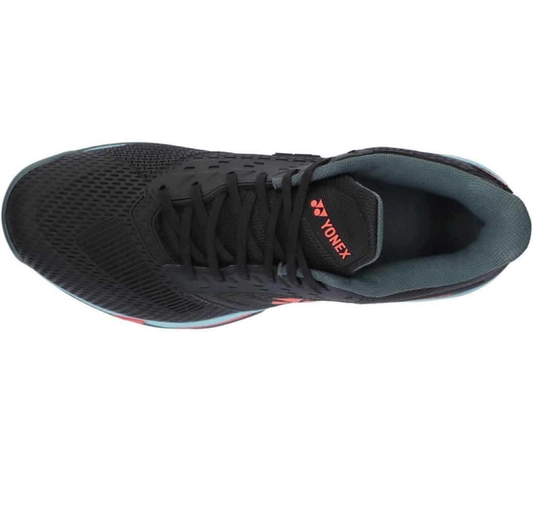 YONEX アドアクセルワイド　GC テニスシューズ ブラック/スカイブルー