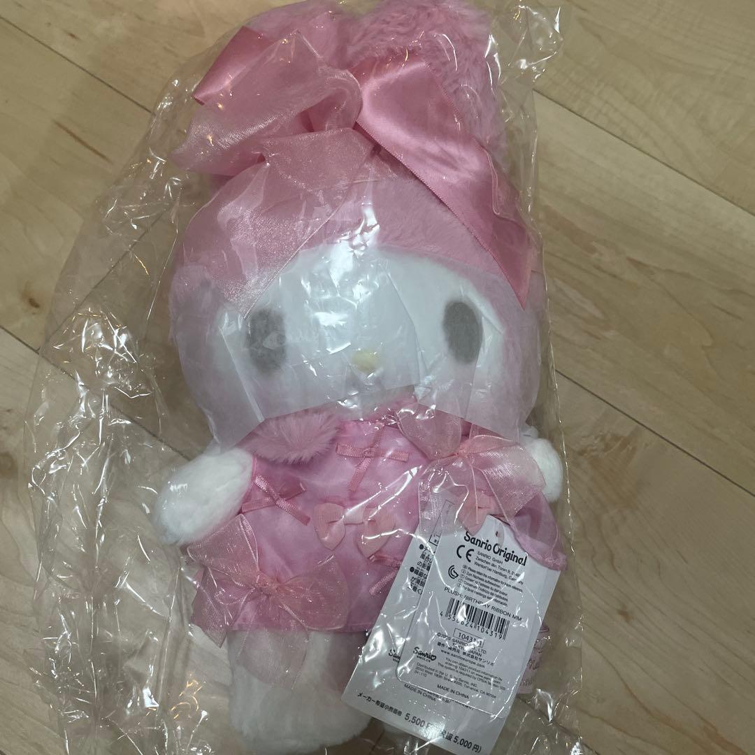 新品 マイメロディ バースデードール（リボン姫）ぬいぐるみ 50周年記念