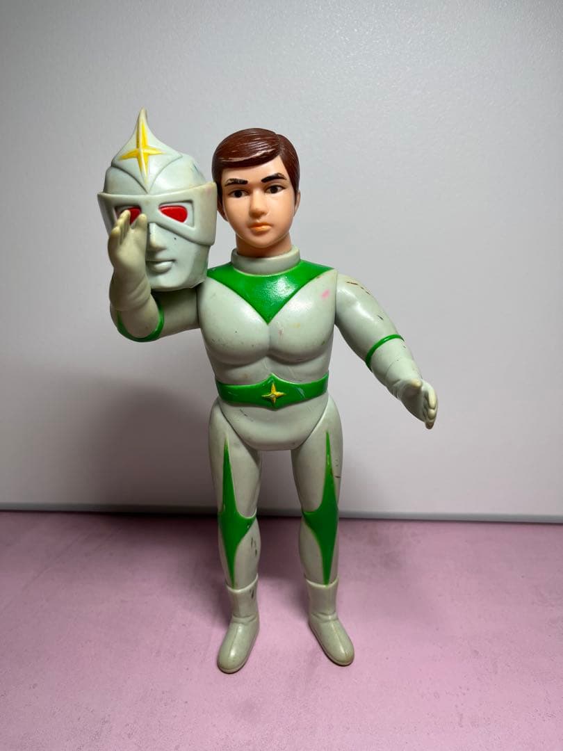 ★当時物 ★ミラーマン 面取れ ★ソフビ 人形 ★ブルマァク