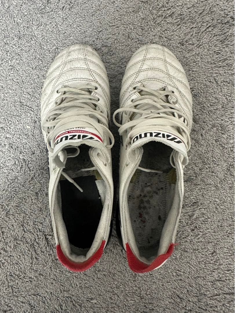 Mizuno Morelia II FG シューズ ホワイト/レッド