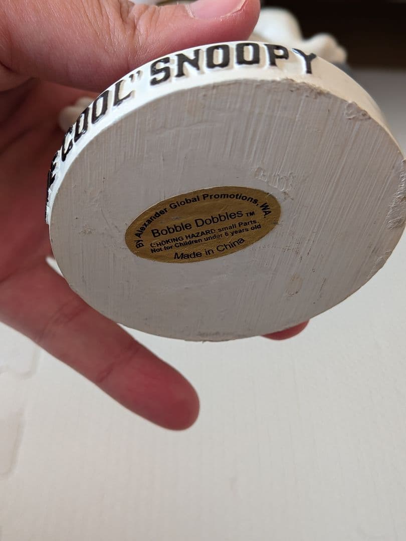 スヌーピー　ボブルヘッド　ジャイアンツ　mlb 2007 ビンテージ　フィギュア