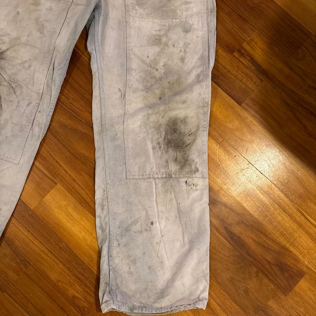 Carhartt ハートタグ ライトグレー オーバーオール　40s 50s