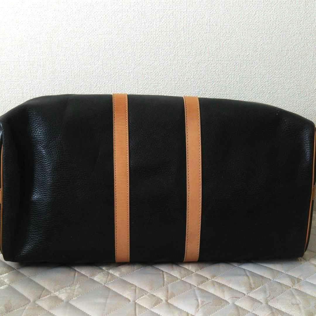 ボストンバッグ Riou・Gerald 革 ブラック