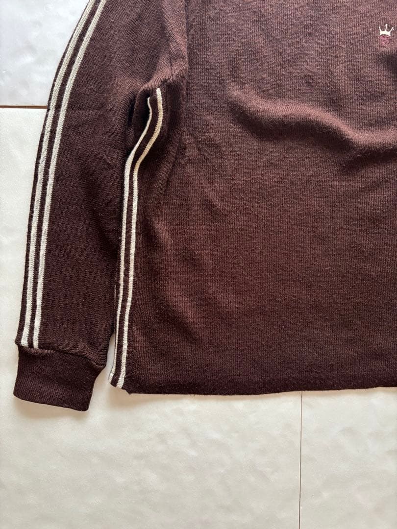 90s 00s old stussy バーバラタグ クラウン ニット セーター