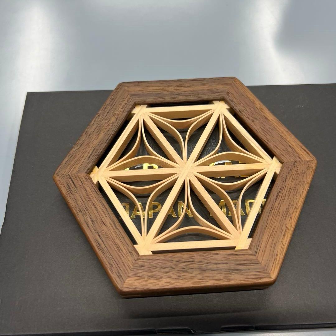 FU-RIN KAZAN ヘキサコースター　新七宝　ウォールナット　　ケース付き