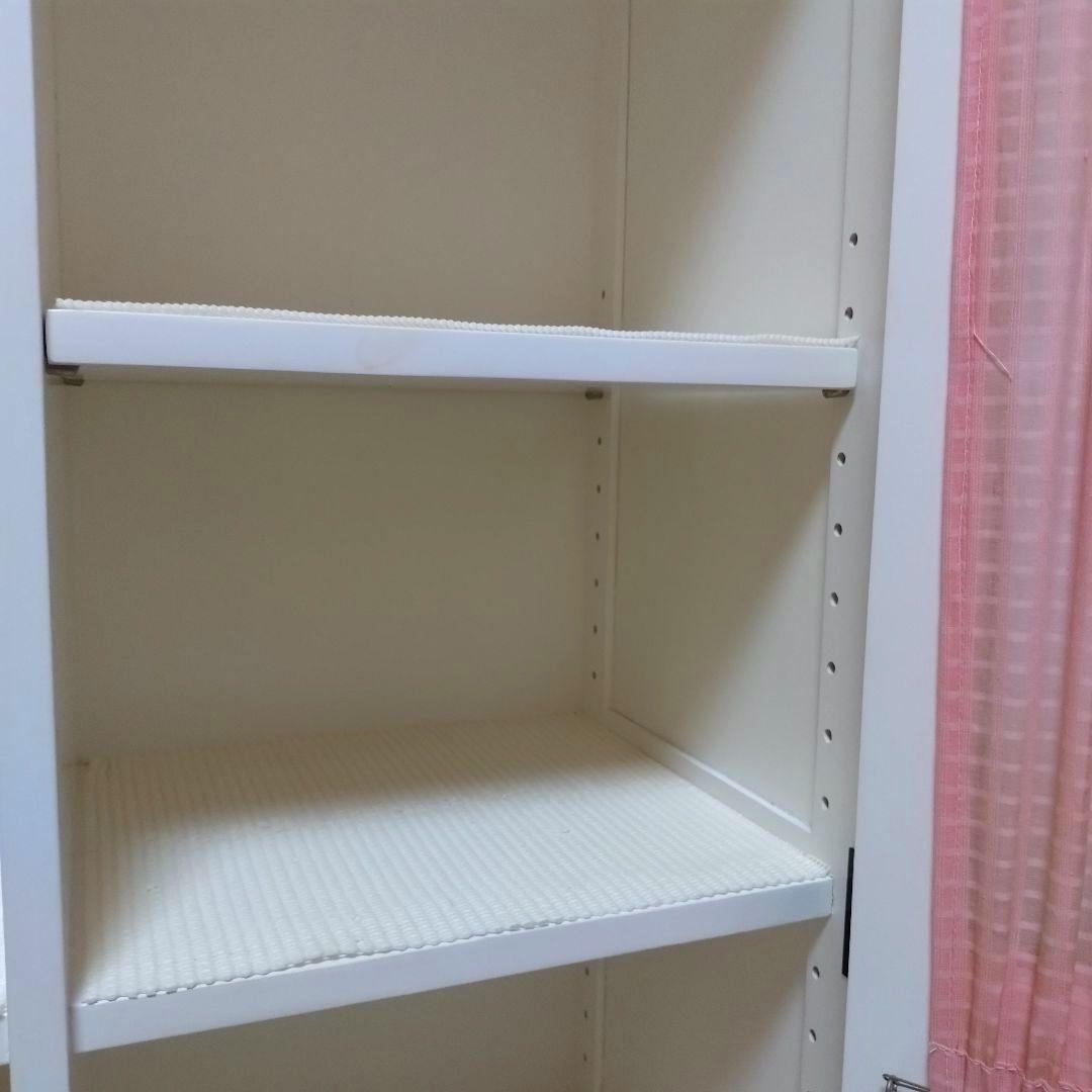 姫系　プリンセス　家具　ホワイト　木製　キャビネット　本棚　子供部屋　送料込み