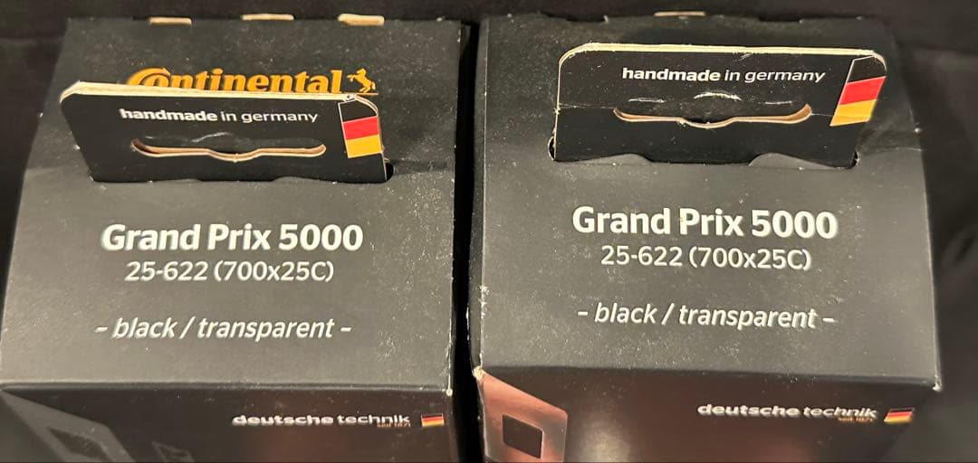 新品未使用 コンチネンタル GP5000S TR 25c 2本セット