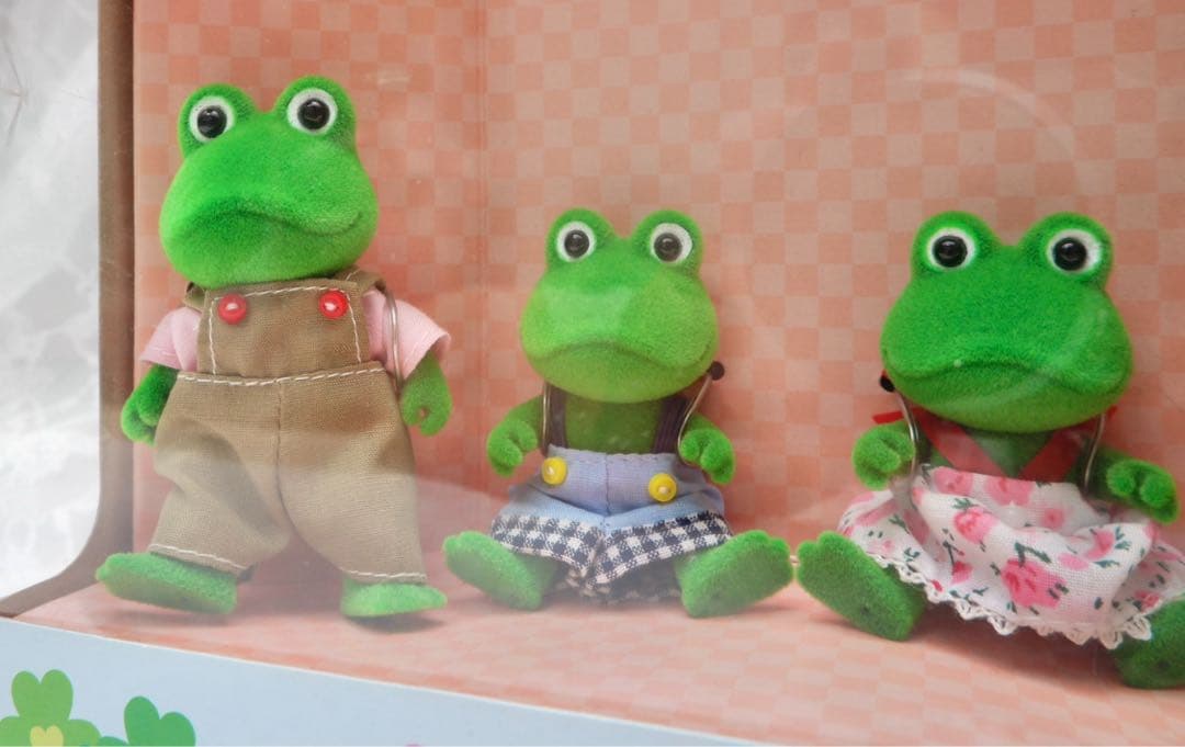 【新品•未使用】シルバニアファミリー⭐️カエルファミリー⭐️