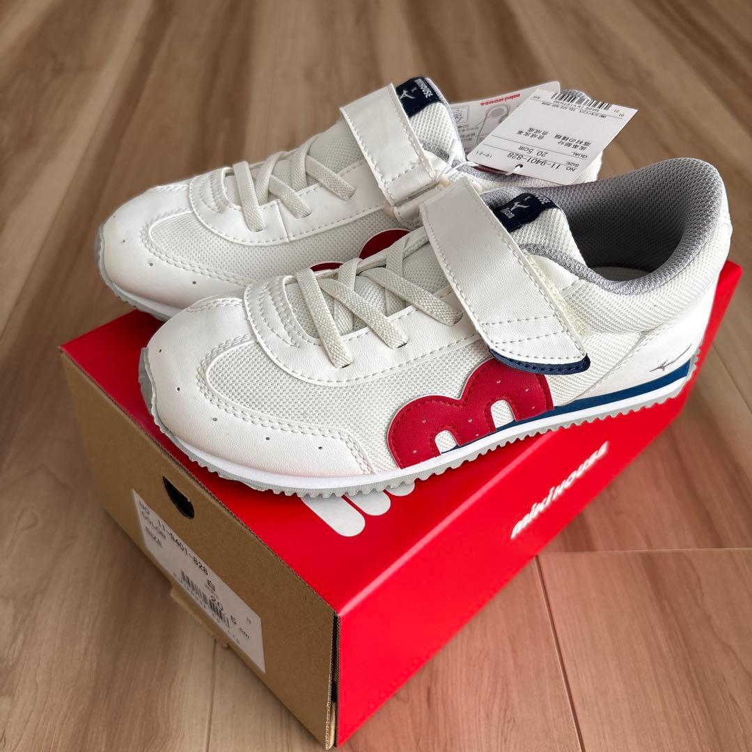 ミキハウス スニーカー　ミズノコラボ　シューズ　20.5cm 20cm