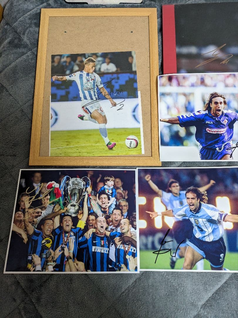 サッカー選手 サイン直筆