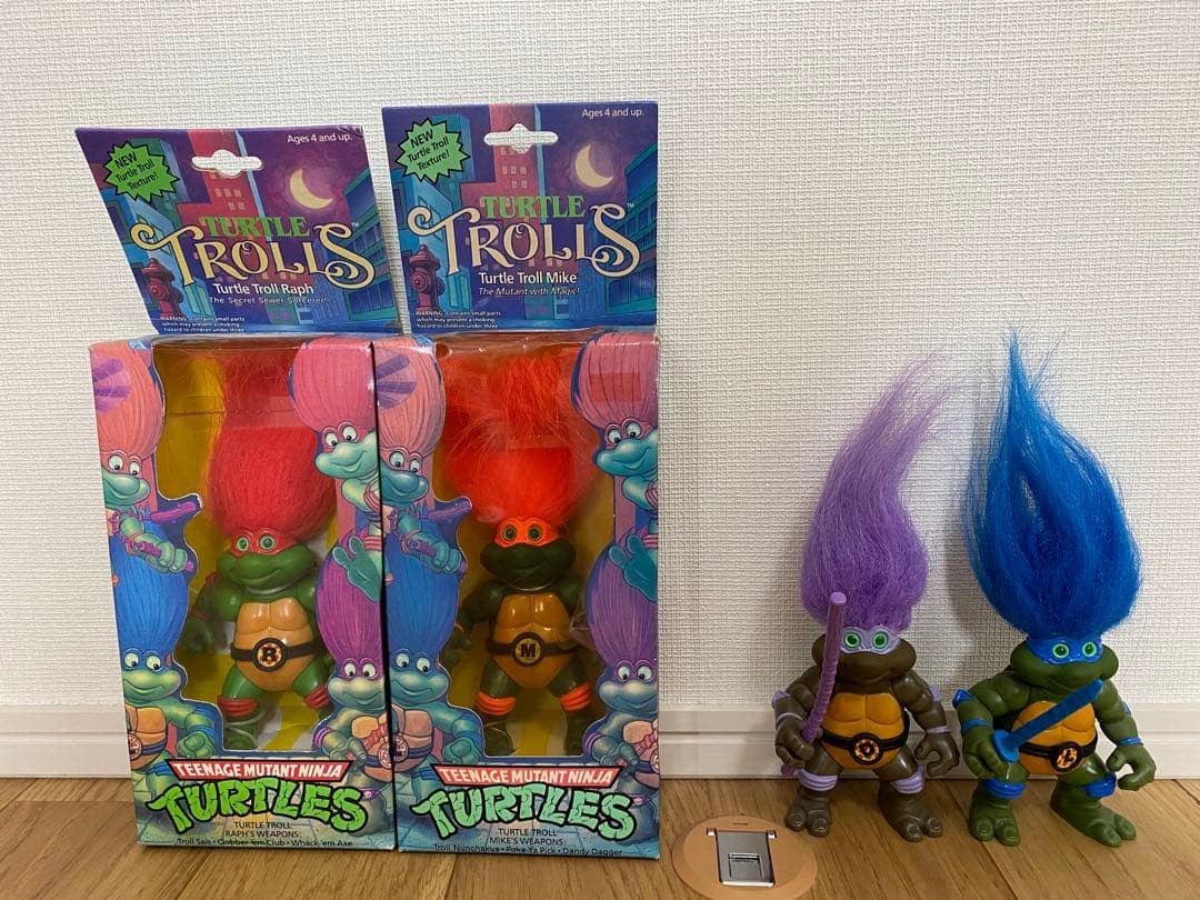 ソフビ・フィギュア5体セット　ザリキング、トロール、ミュータントタートルズ