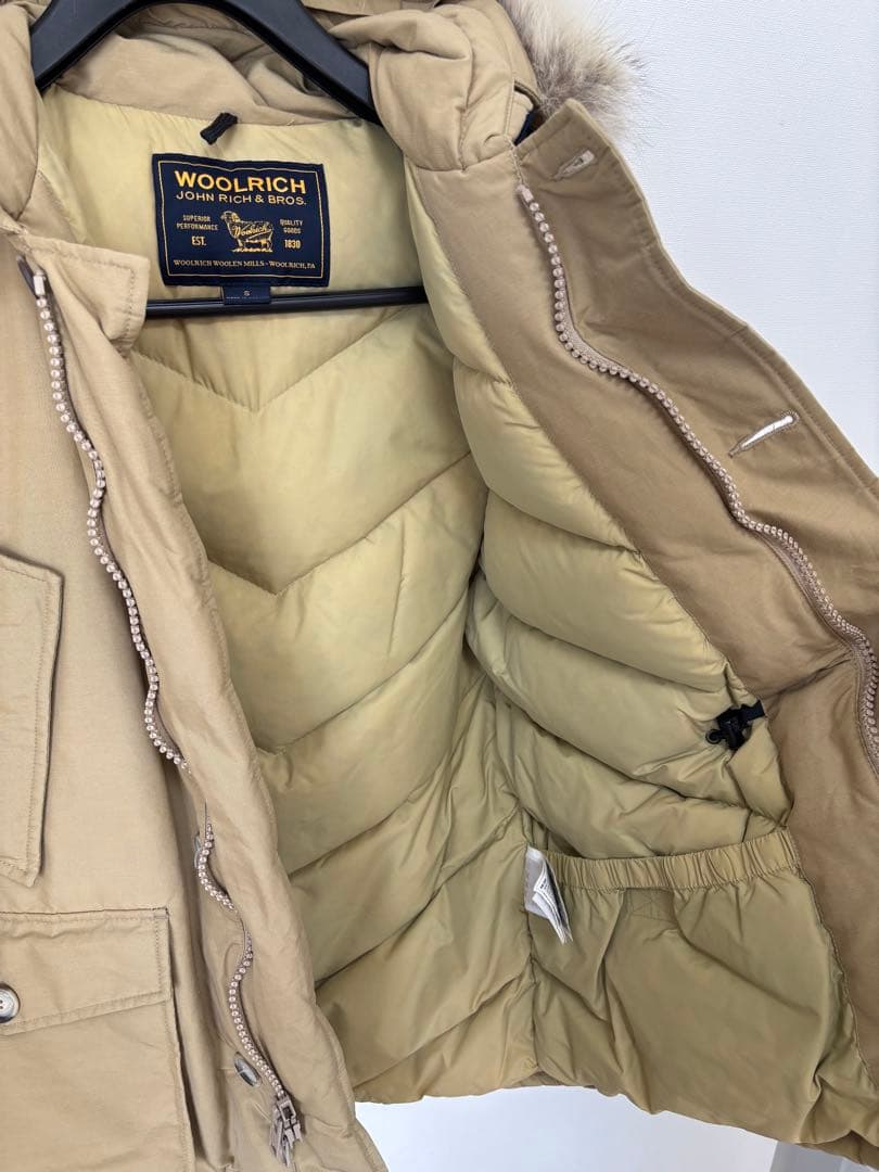 WOOLRICH アークティック パーカー ダウン ジャケット コヨーテ ファー