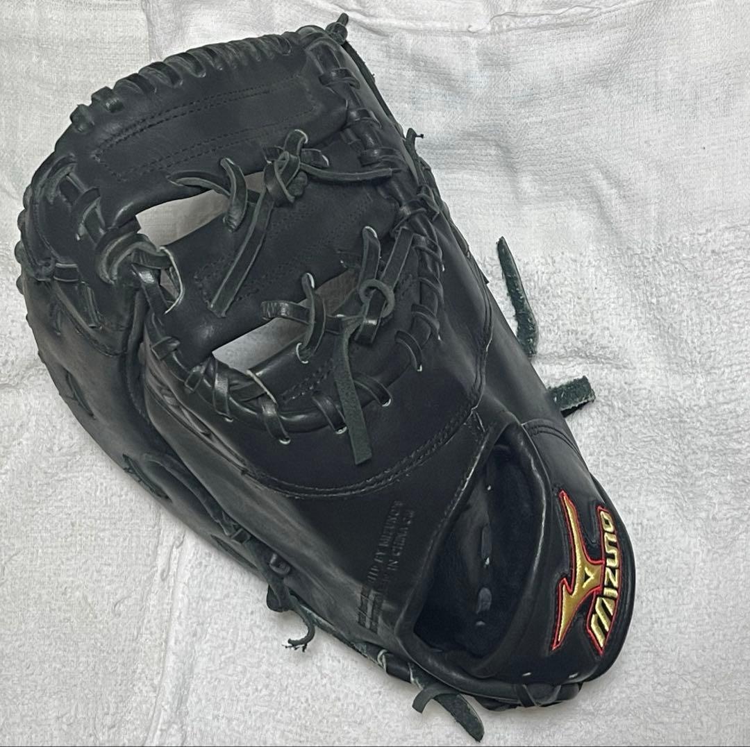 Mizuno 軟式ファーストミット 黒