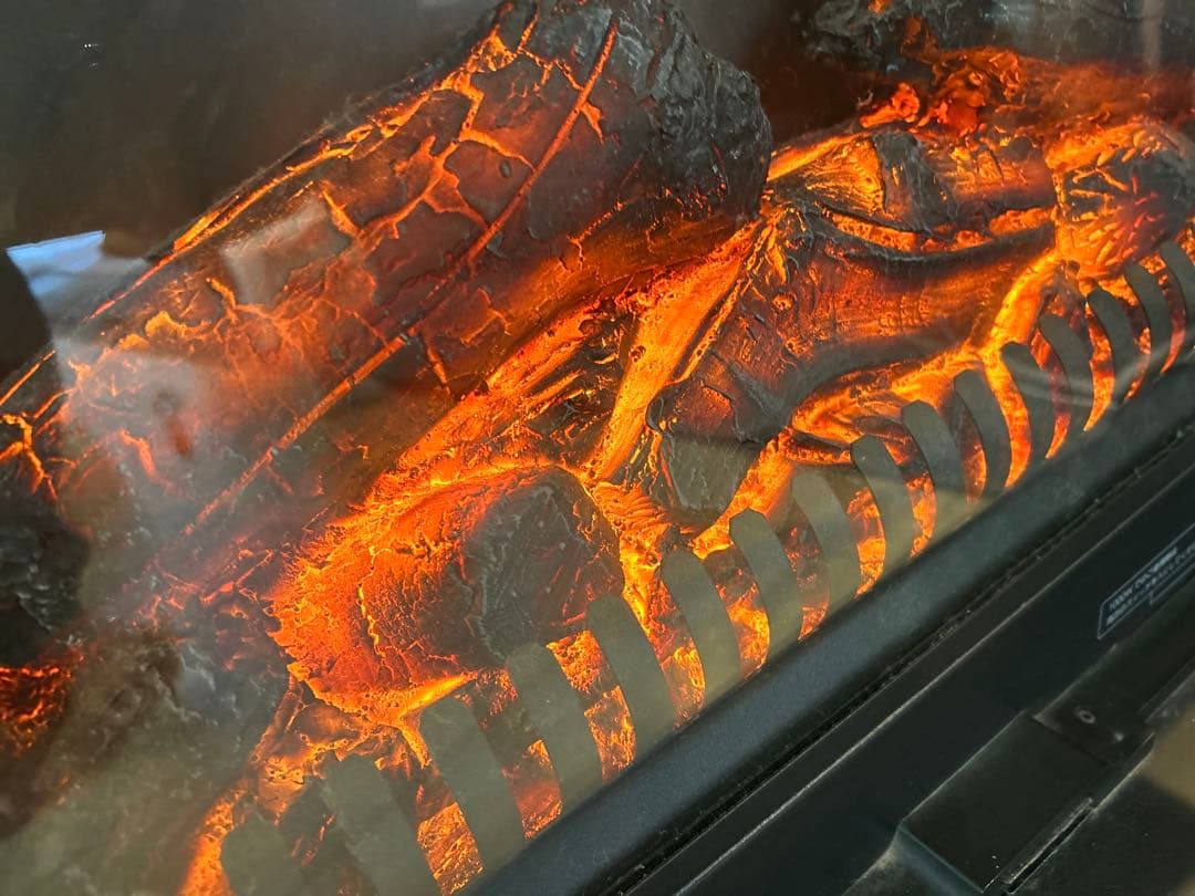 【美品】【値下げ不可】暖炉型　ワイド　ファンヒーター