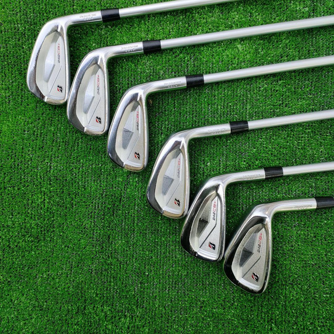 ブリヂストン242+アイアン 5〜P 6本 フジクラmci80r リシャフト品